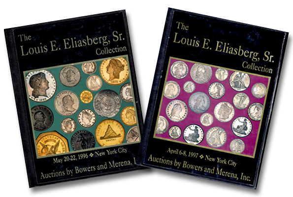 Auction Catalogs from the famous sale of the Louis Elaisberg Sr. Collection of rare coins