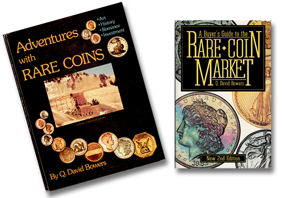 Some of the literary works of Prominent Coin Collector Q. David Bowers.