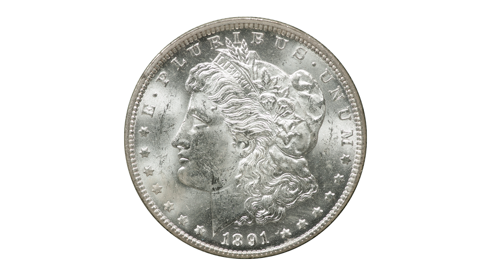 1912年 リオ・グランデの風景！PCGS MS62 シルバー希少！ 1891-CC GSA Morgan Silver Dollar NGC MS-62 — Southgate Coins
