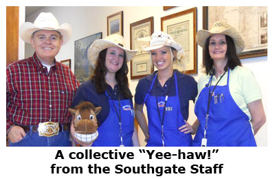 Southgate Coins staff and stick horse love Reno Rodeo