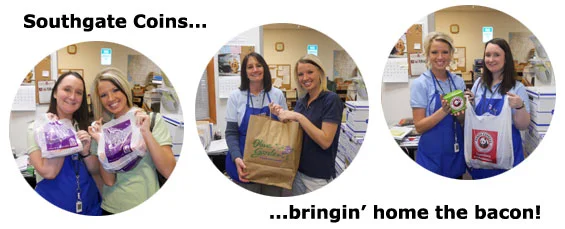 Southgate Coins enjoy Free Lunch Friday in May