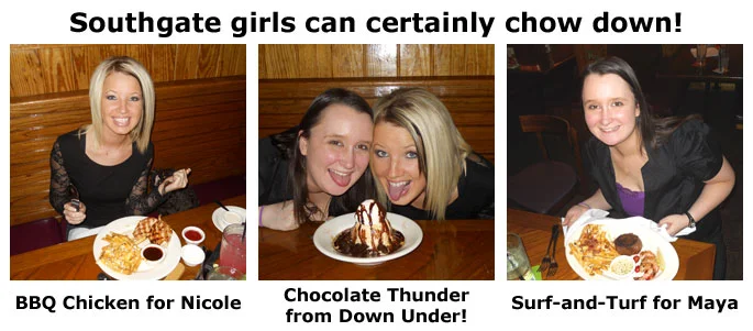 Maya Roberts and Nicole Hoff celebrate birthdays at Southgate Coins