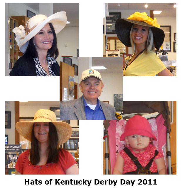 Southgate Coins celebrates Kentucky Derby Day with traditional hats