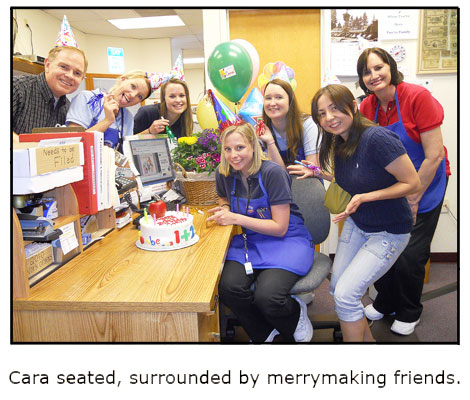 Cara receives much praise for her birthday at Southgate Coins