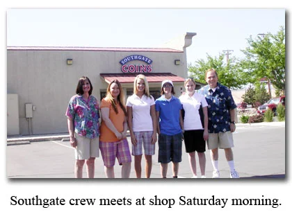 Southgate Coins staffers meet for a golf tournament
