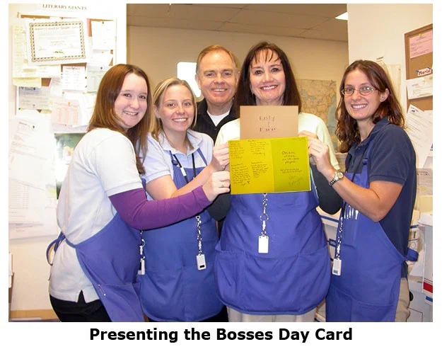 Employees surprise Rusty and Marie again on Bosses Day