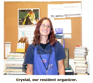 Crystal is known for her organizational skills