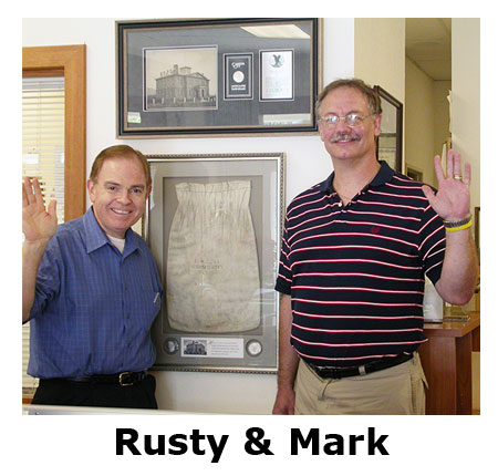 Southgate Coins owner Rusty Goe and C4OA delegate, Mark Archambault