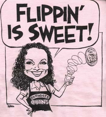 Southgate Coins Flipping is Sweet T-Shirt in honor of Napolean Dynamite and Heather