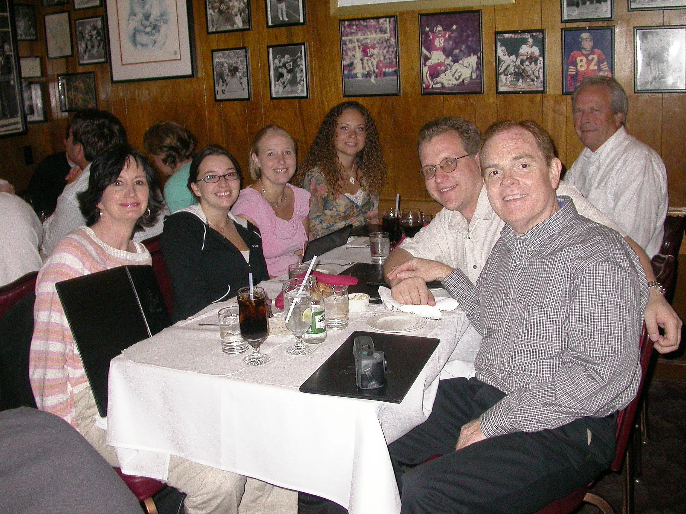 The whole Southgate Coins crew, plus friends, dining at Scoma’s