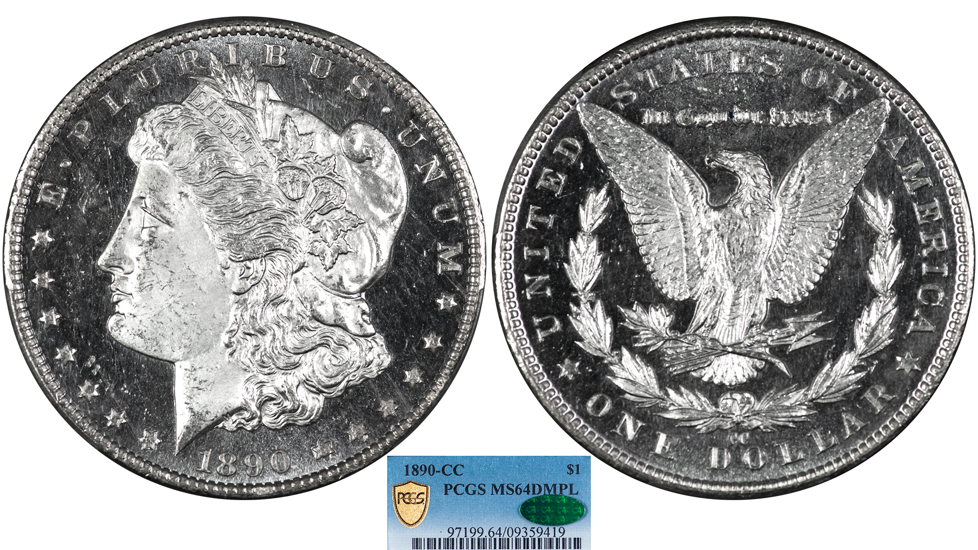 1890-CC-M$1-PCGS-MS-64DMPL-CAC-Deep-Mirror-Prooflike-CC-Silver-Dollar.png