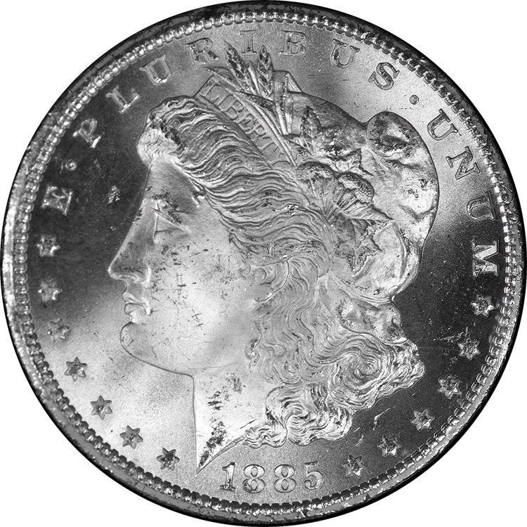 1885-CC GSA Morgan Silver Dollar NGC MS-65 CAC — Southgate Coins