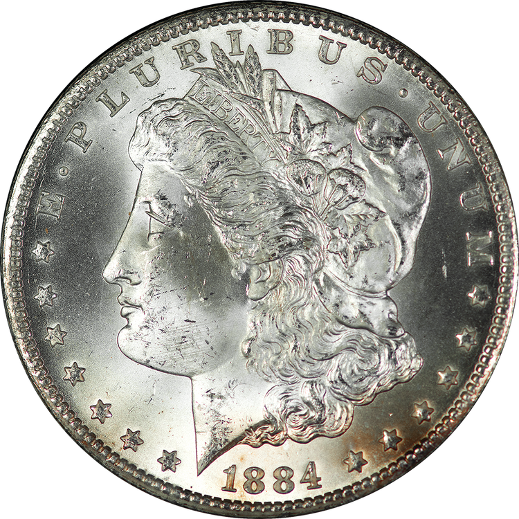 1884-CC GSA Morgan Silver Dollar NGC MS-65 CAC — Southgate Coins