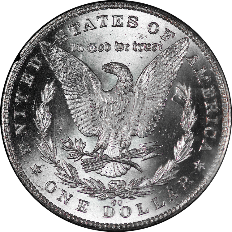 1885-CC GSA Morgan Silver Dollar NGC MS-64 — Southgate Coins