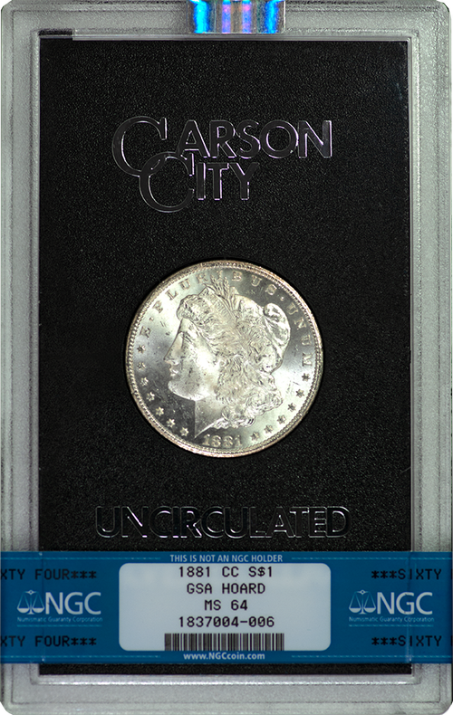 Carson City GSA Morgan Silver Dollars - Uncirculated 