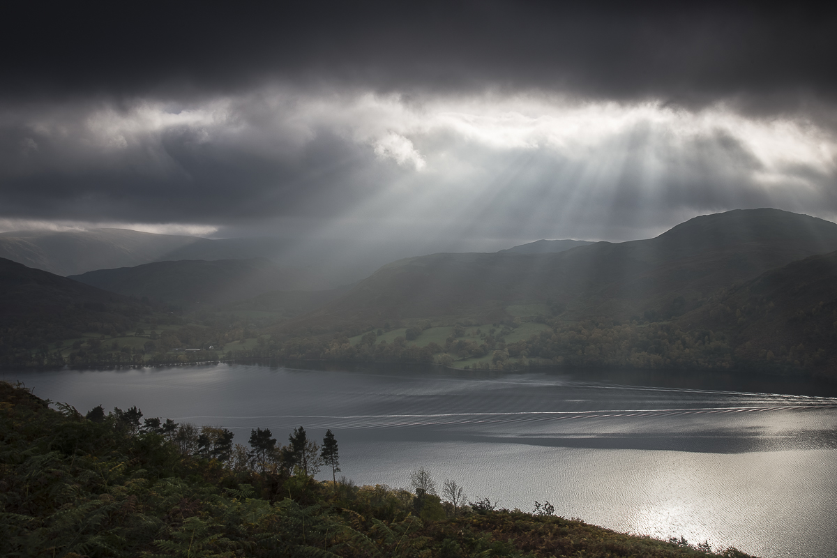 Ullswater from gowbarrow fell - towards pooley bridge