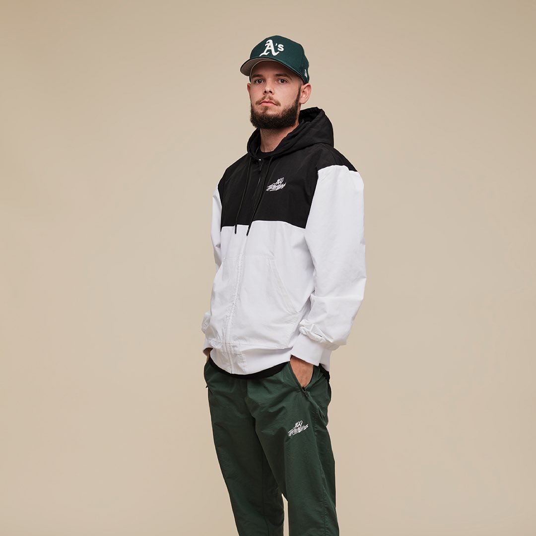 Color Block Zip Hoodie