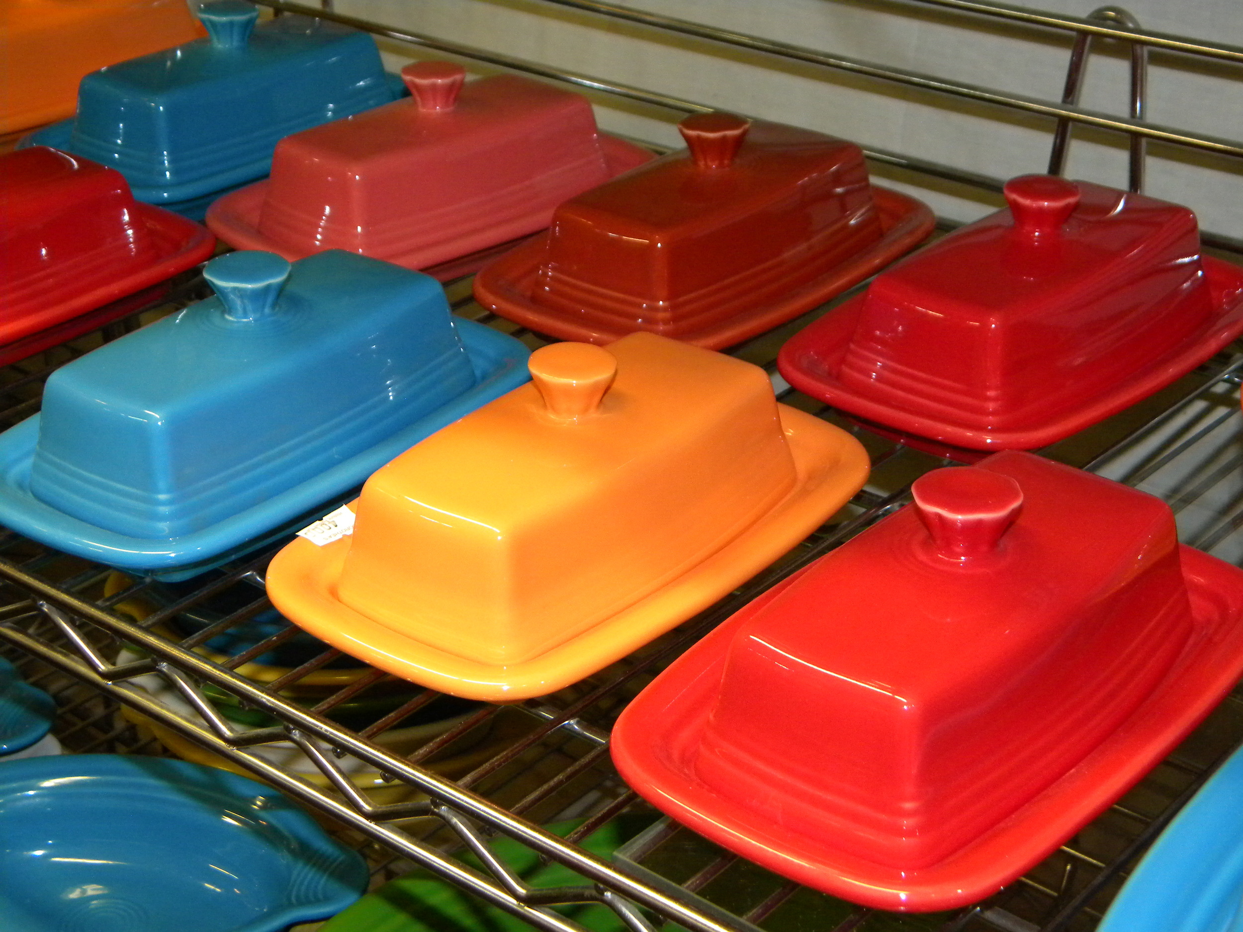 FiestaWare Butter Dish — Dorothea's