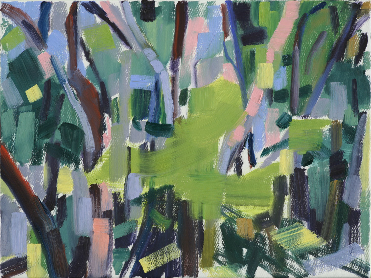   Green Tree , 2009, oil on canvas, 16 x 12" 