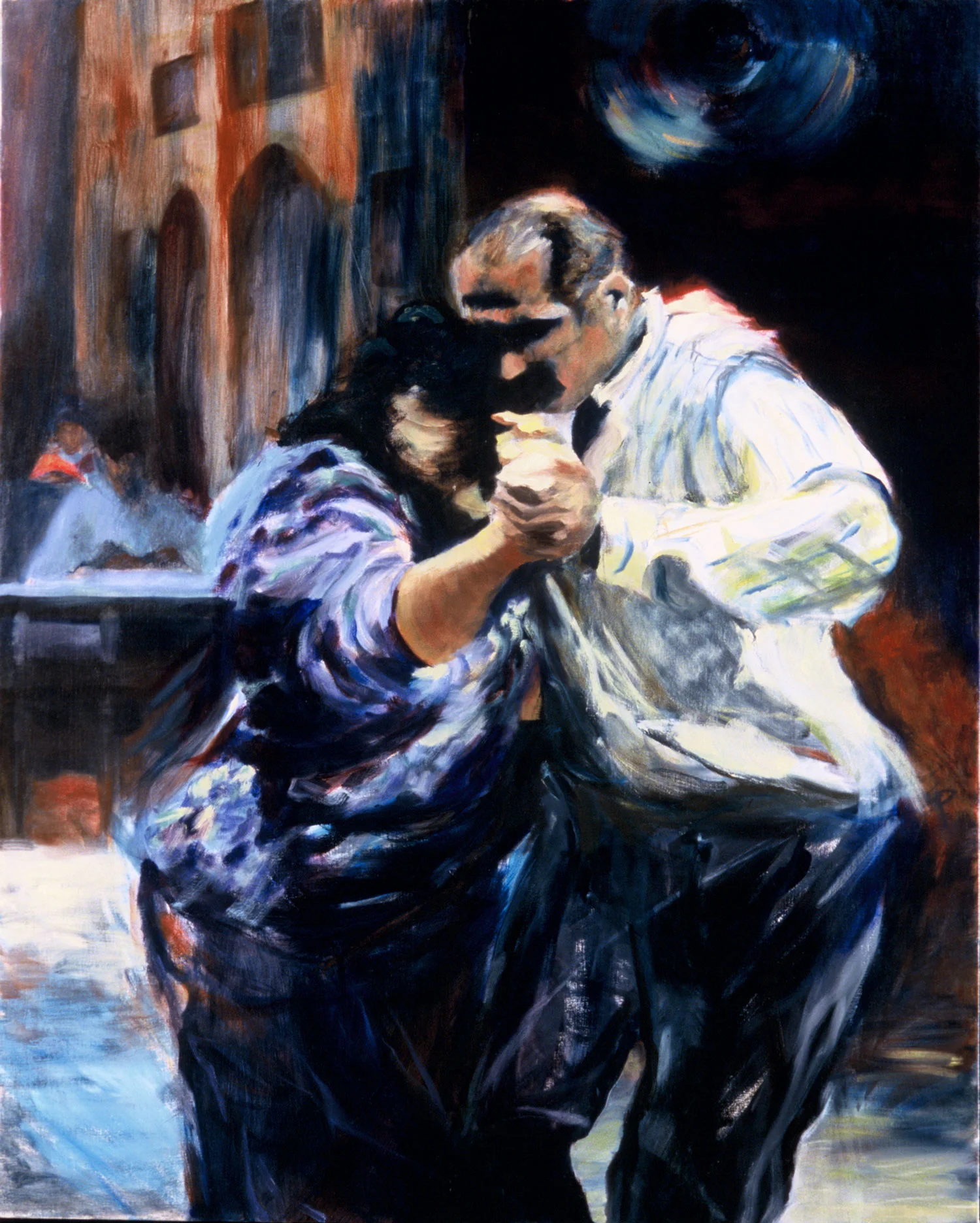 Cafe Tango , 2003, oil canvas, 48 x 60", SOLD