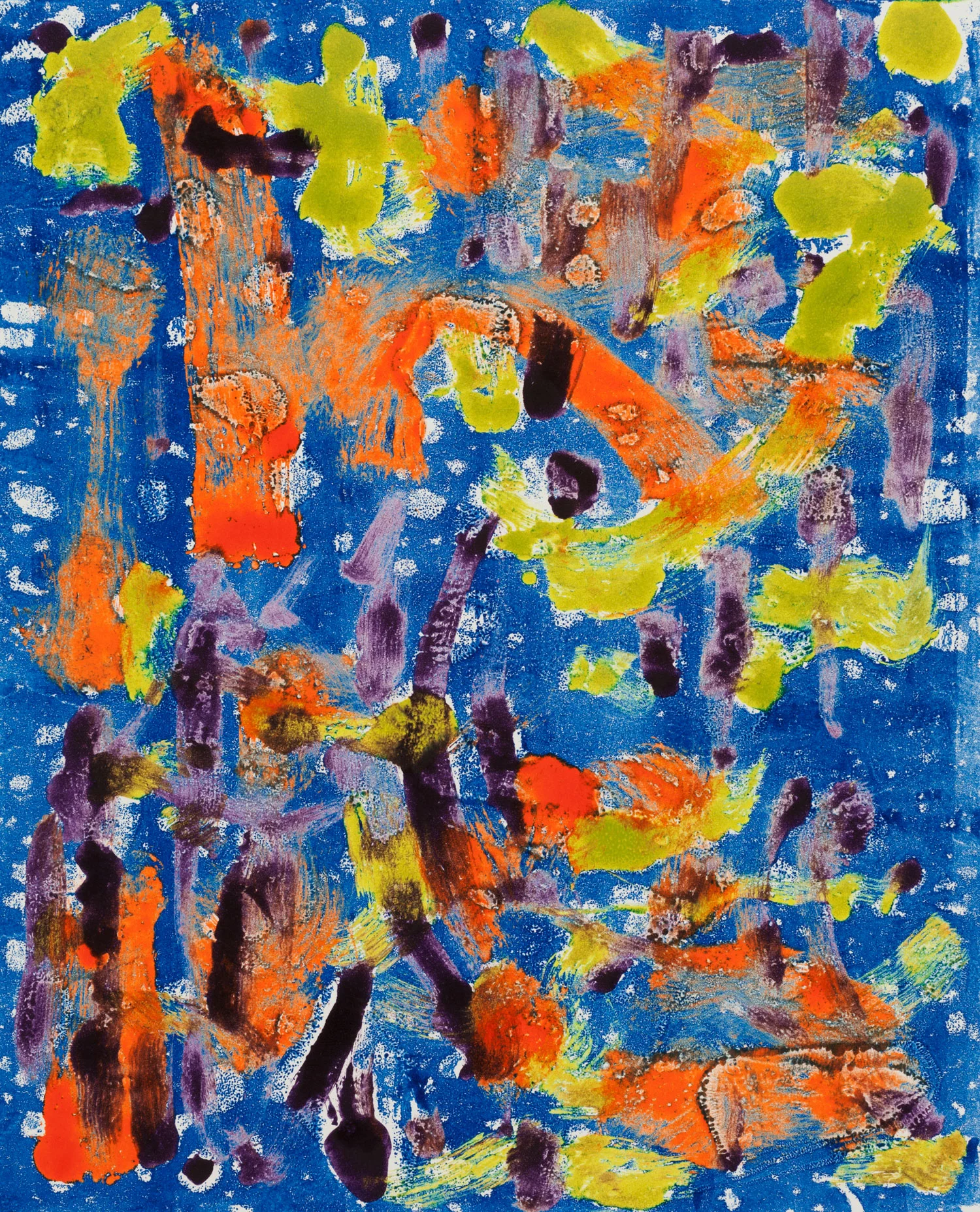 Untitled , 2013, monoprint, 12 x 15", SOLD return to menu