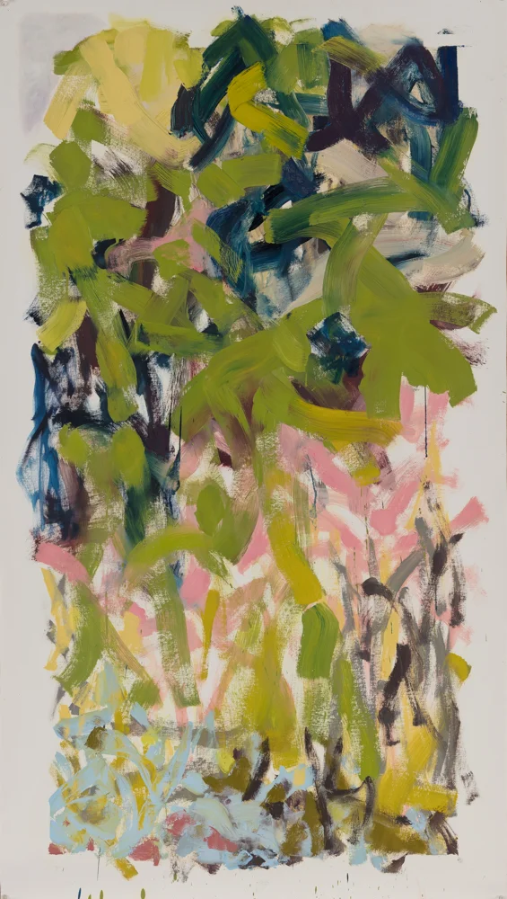 Untitled , 2017, oil on canvas, 30 x 60"