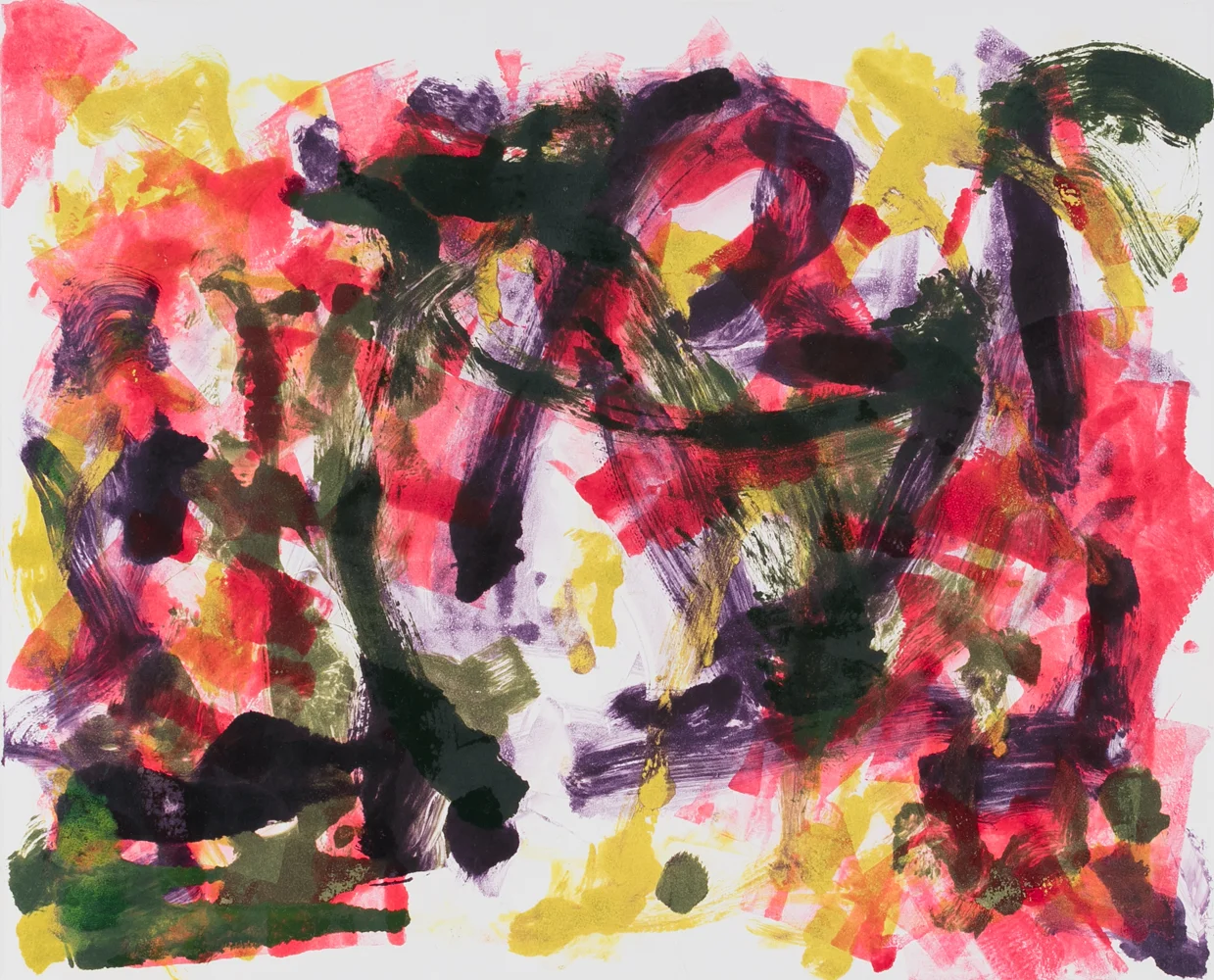 Untitled, monoprint 12 x 15"