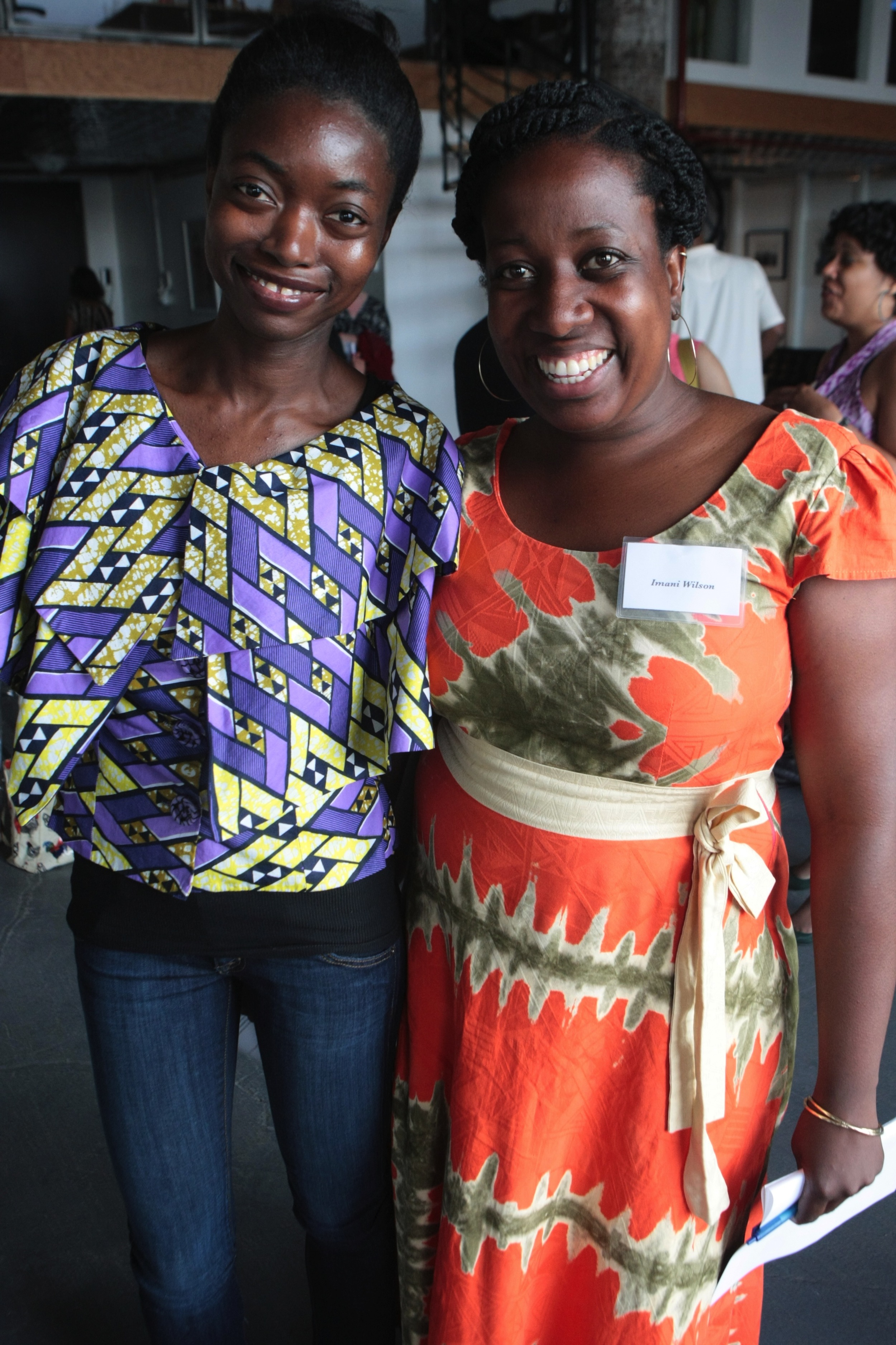 Nana Ekua Brew-Hammond and Imani Wilson