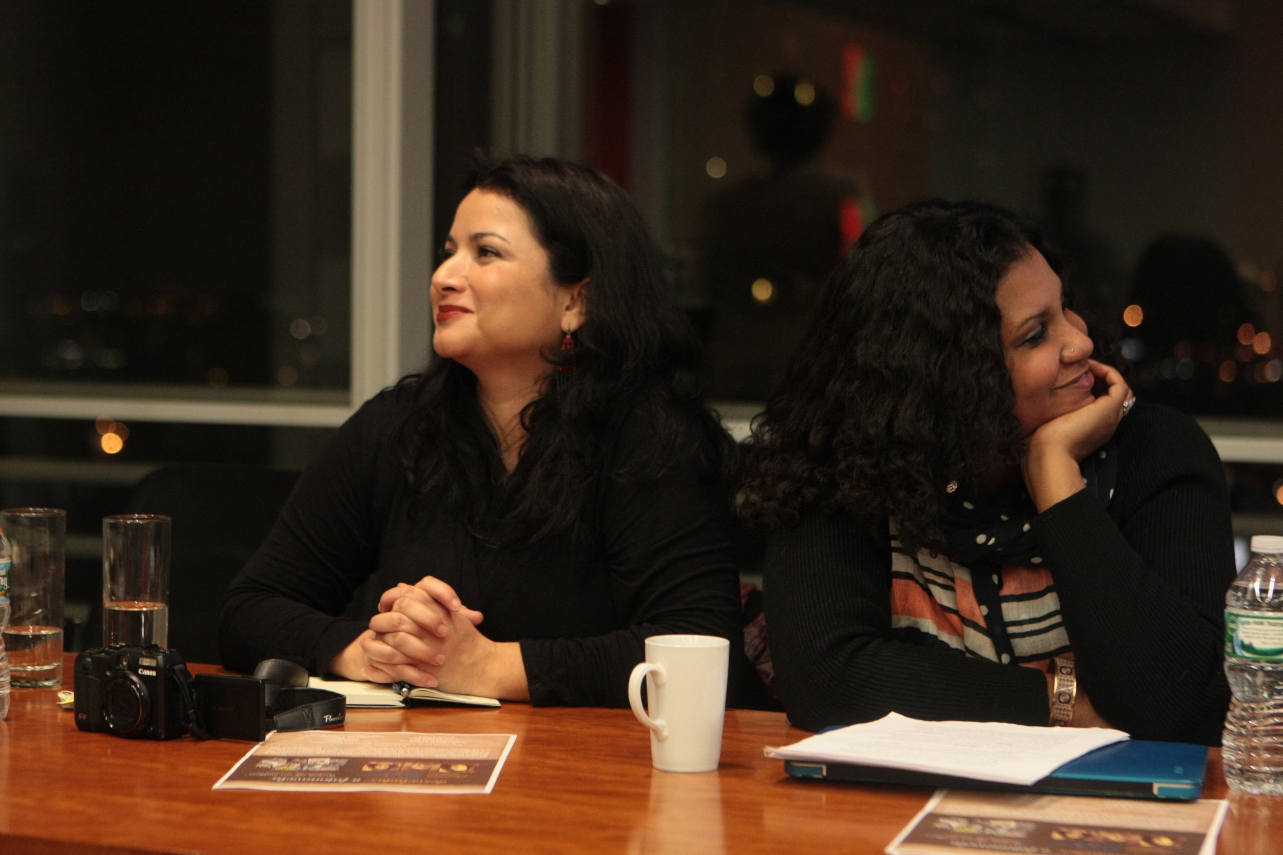 Macarena Hernandez and Nelly Rosario