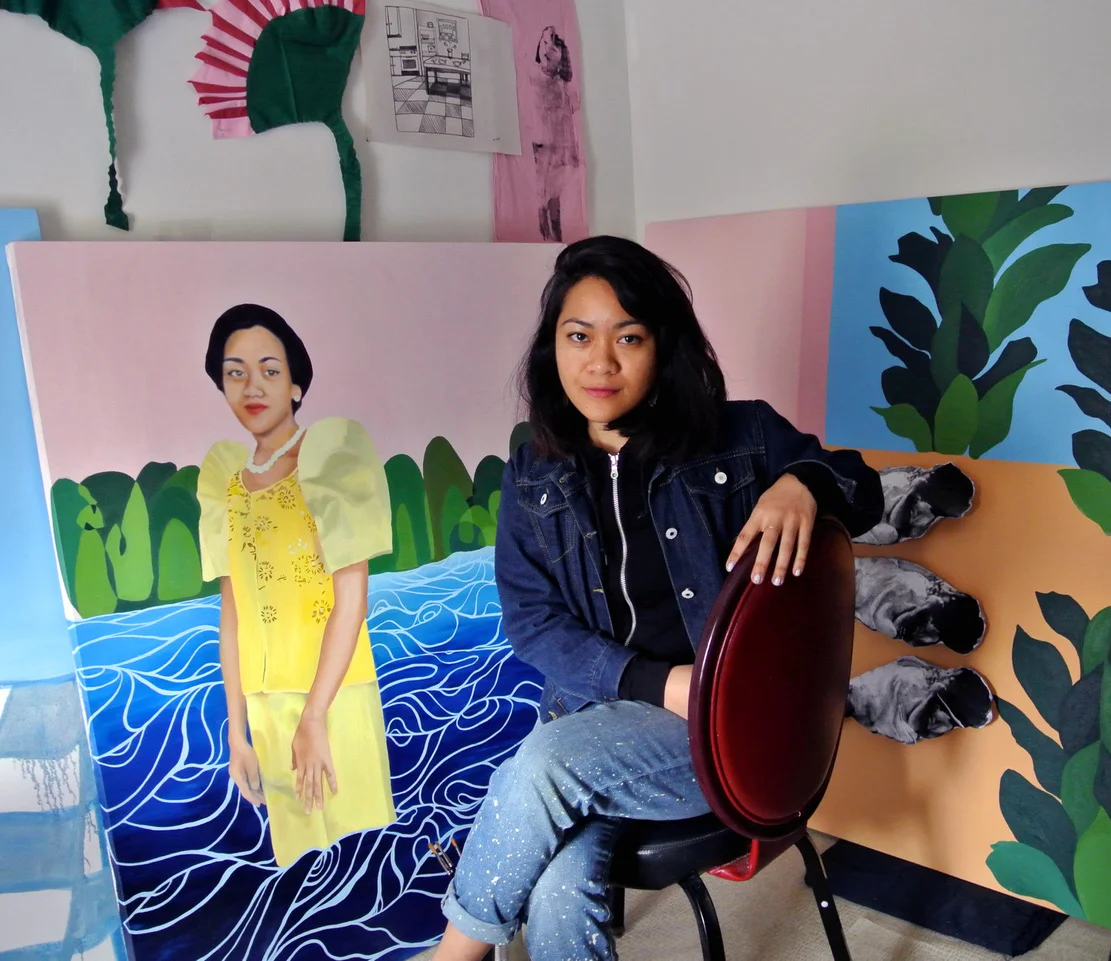 The Duster Painting by Jeanne F. Jalandoni