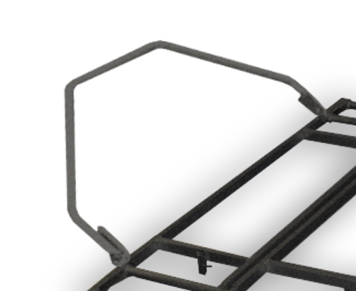 Frame Builder - Bow Adjustable Lean Bar Powder Coated