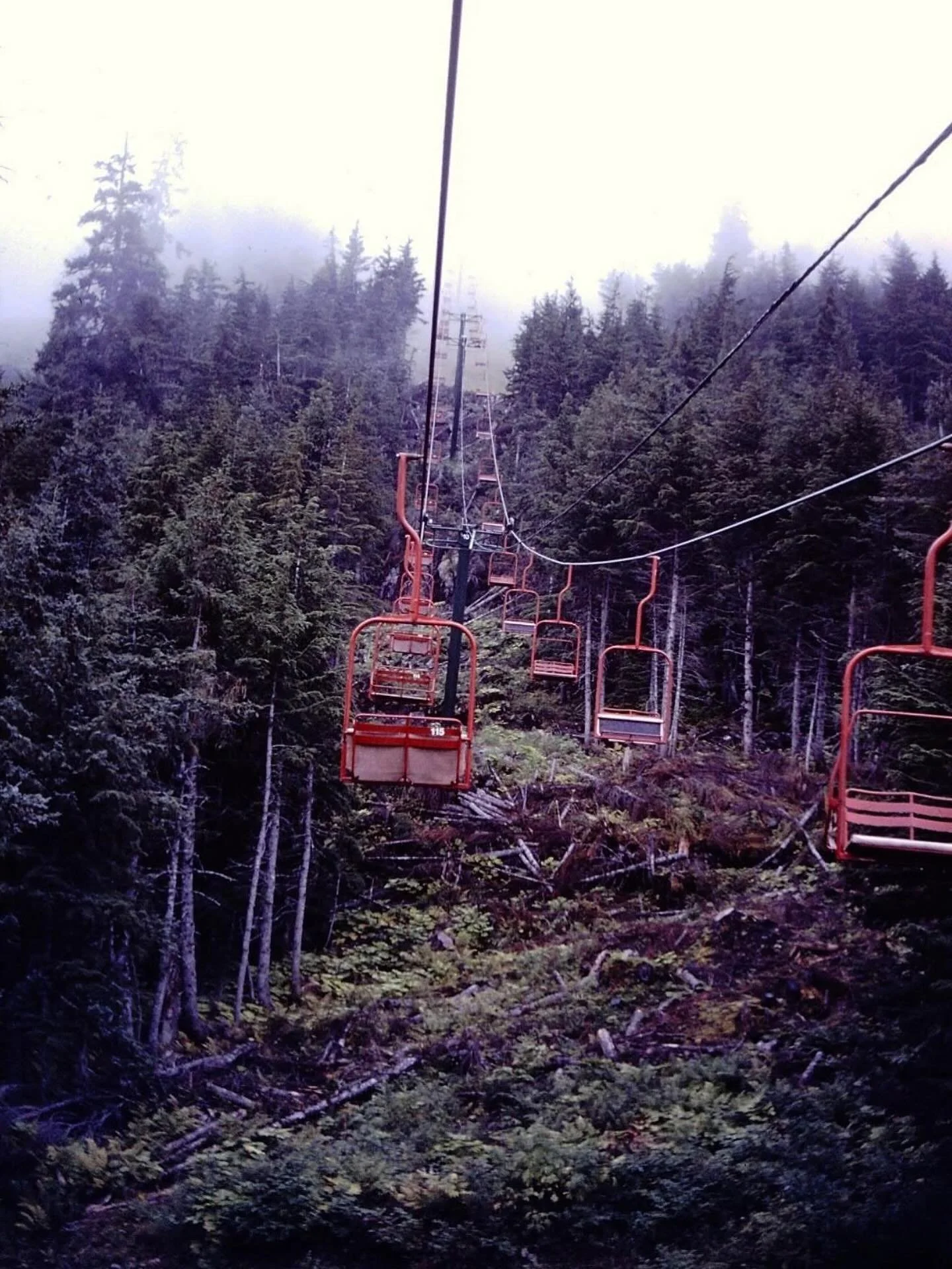 Sometimes a picture can contain a whole universe of feeling.

Chair 1, Mt. Alyeska, Girdwood AK, 1979.