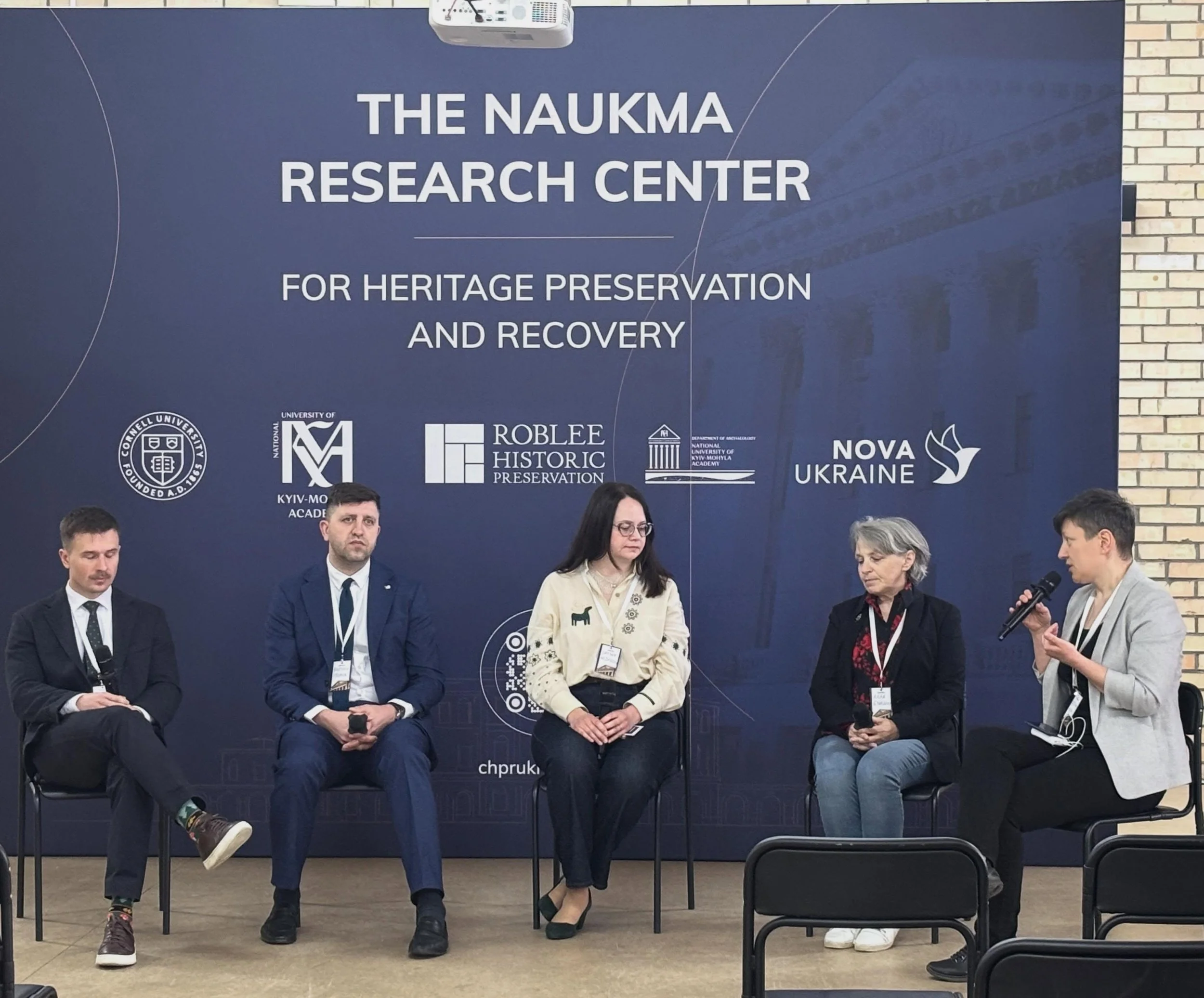 Some of the very illustrious panelists at yesterday&rsquo;s inaugural symposium of the new National University of Ukraine Kiev-Mohyla Research Center for Heritage Preservation and Recovery. These are real heavyweights. I&rsquo;ll be chewing on these 