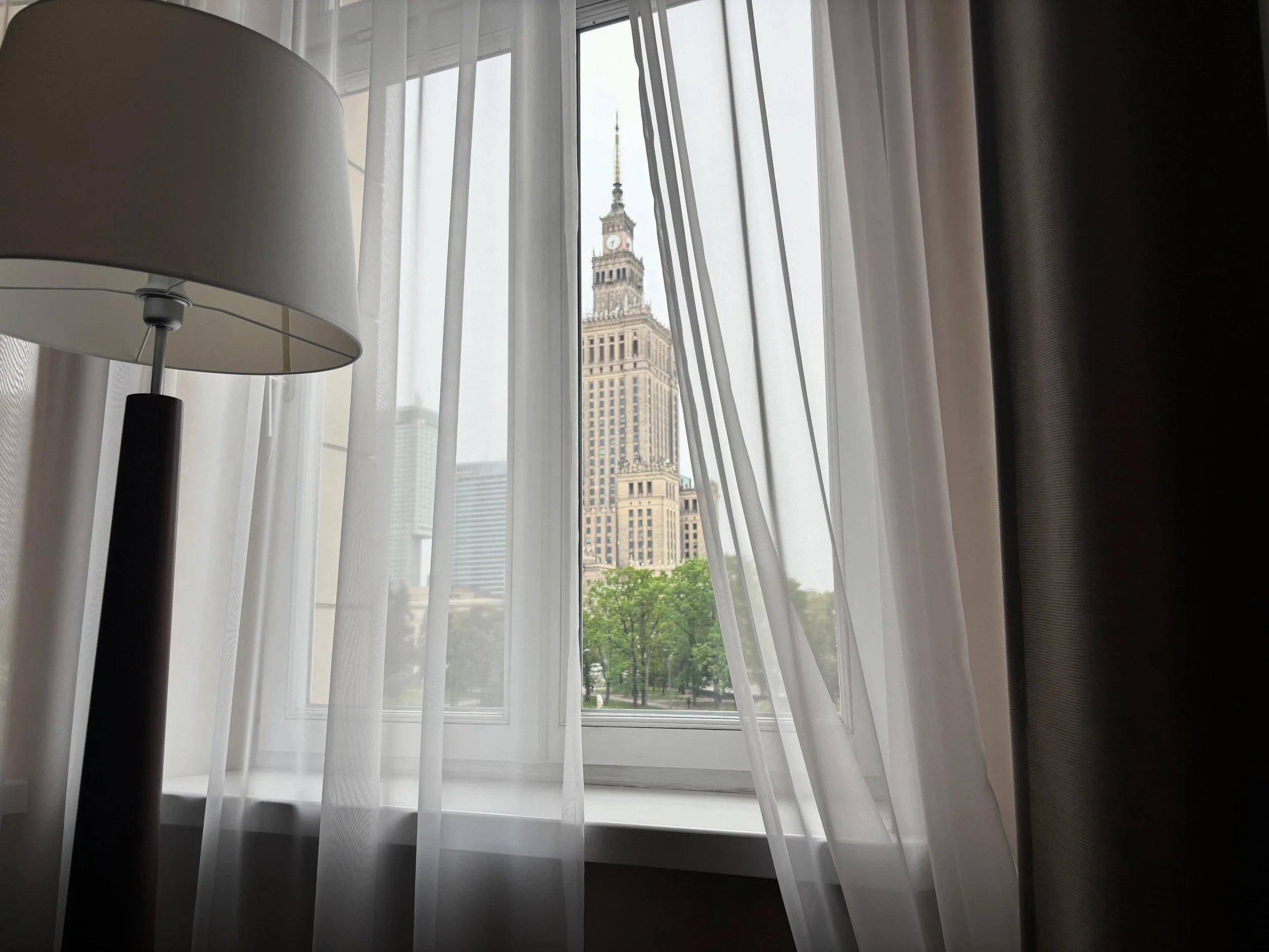View from my hotel, last morning in Warsaw.