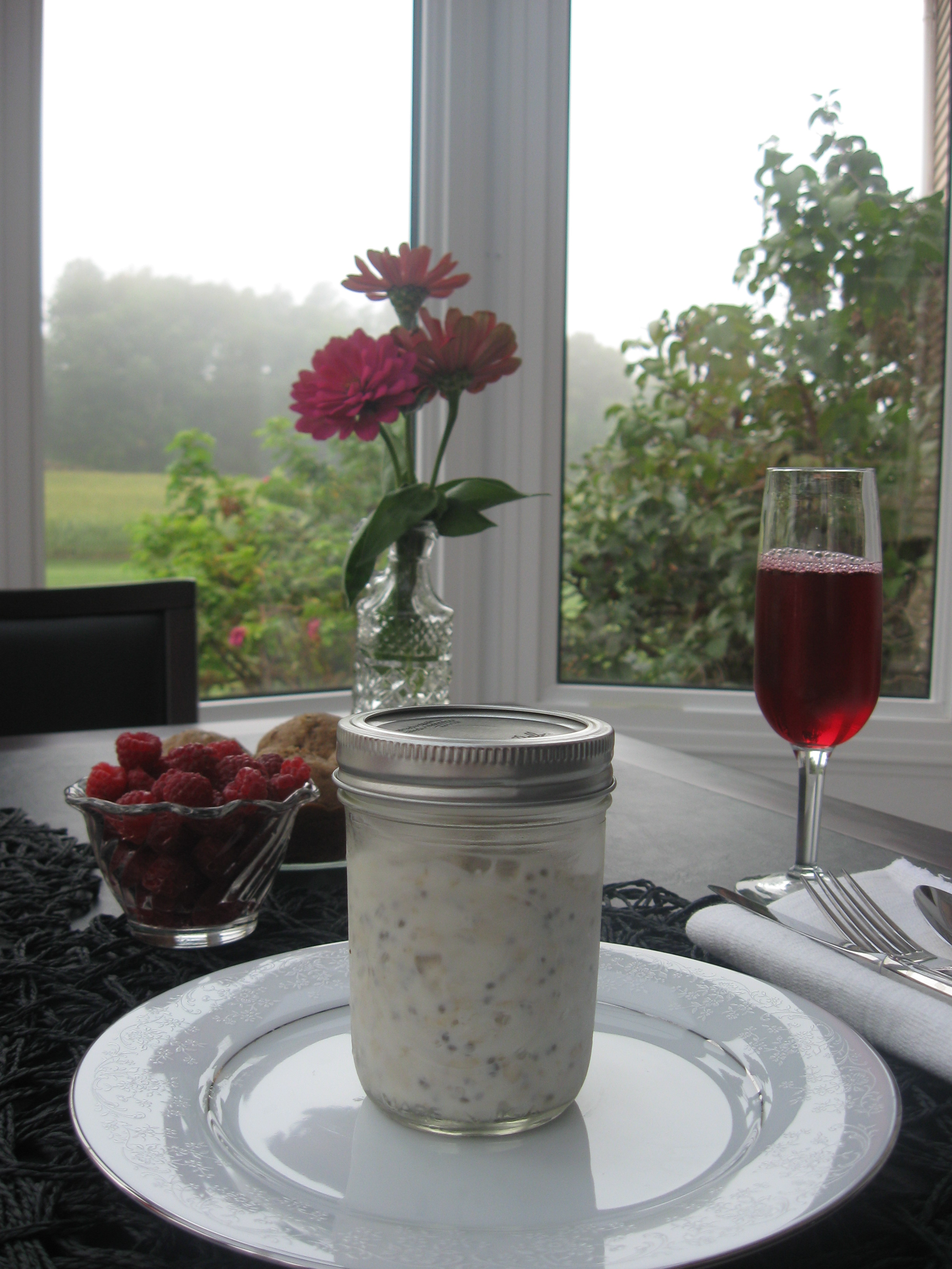 Luscious red raspberries, delectable red cranberry juice add the fall color to my superpower yogurt & zucchini muffins.