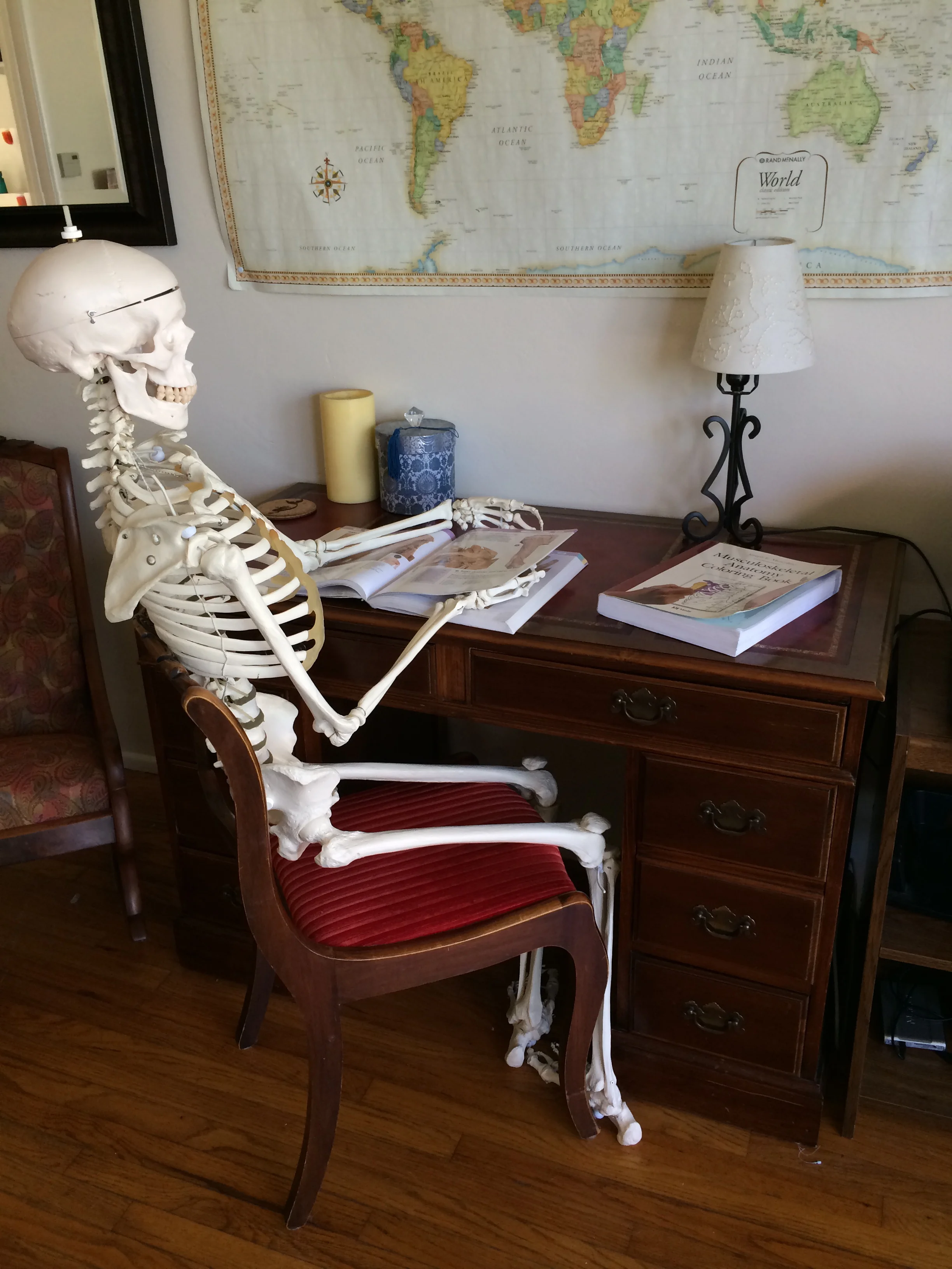 Why does sitting cause discomfort?