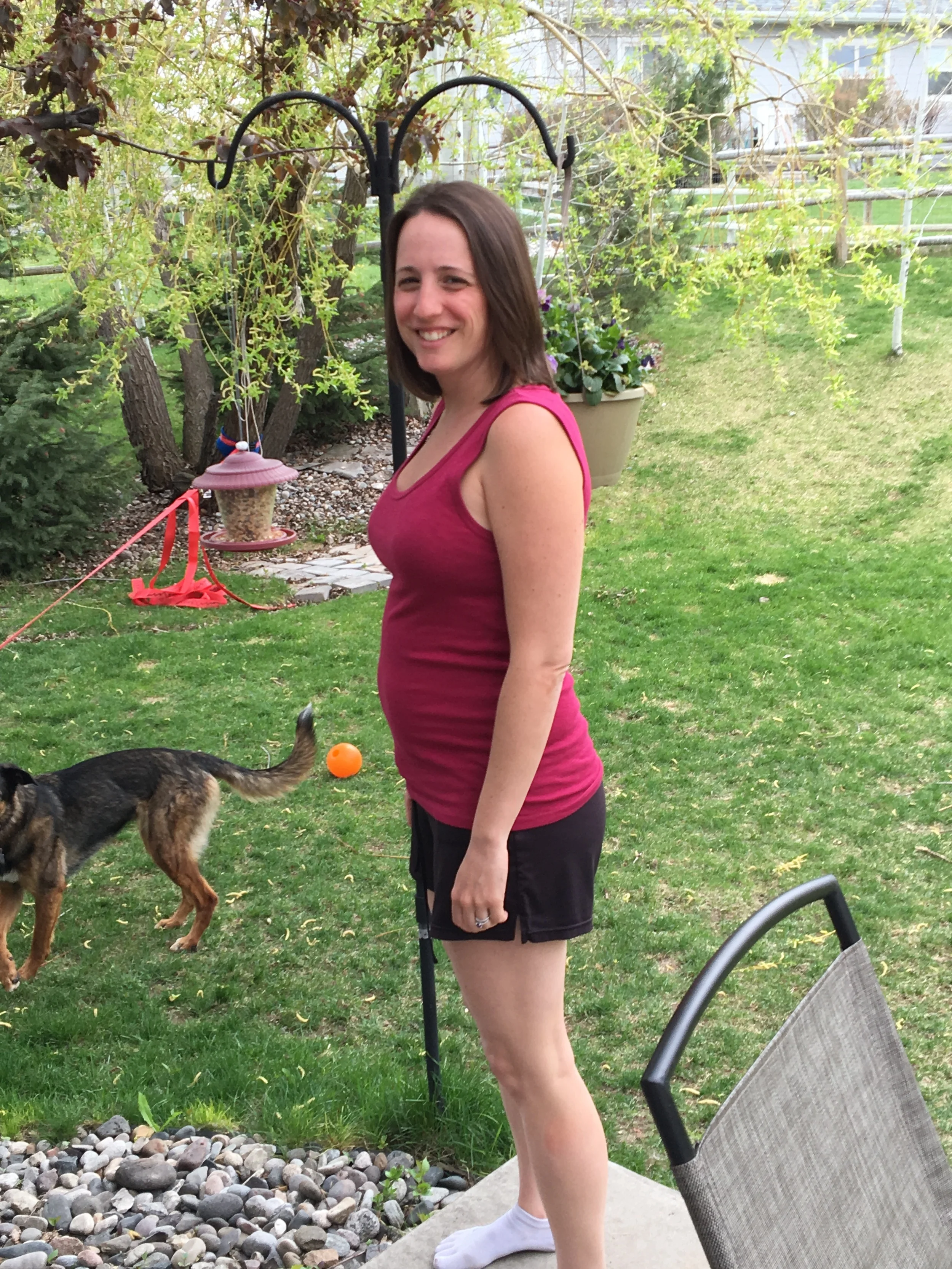 17 weeks: happy it's springtime
