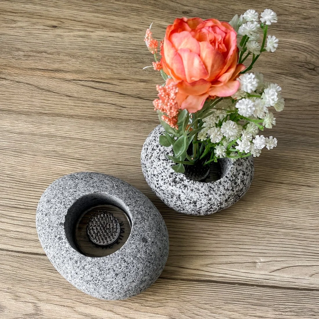 funky rock designs handmade one of a kind ikebana flower vase stone vase