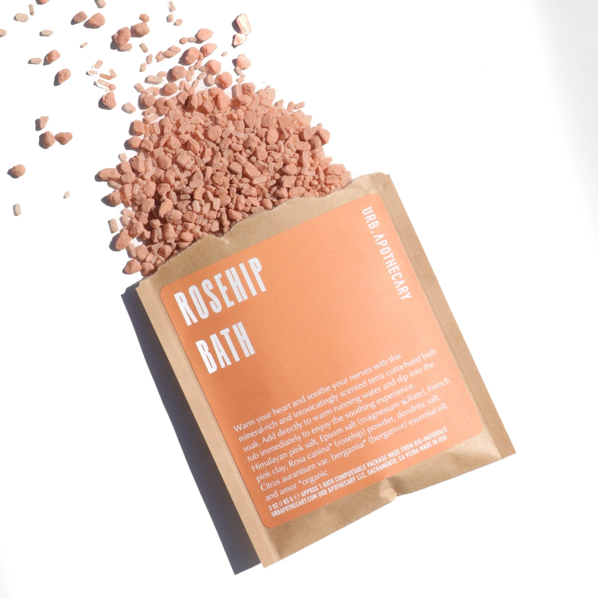 urb apothecary rosehip bath salts