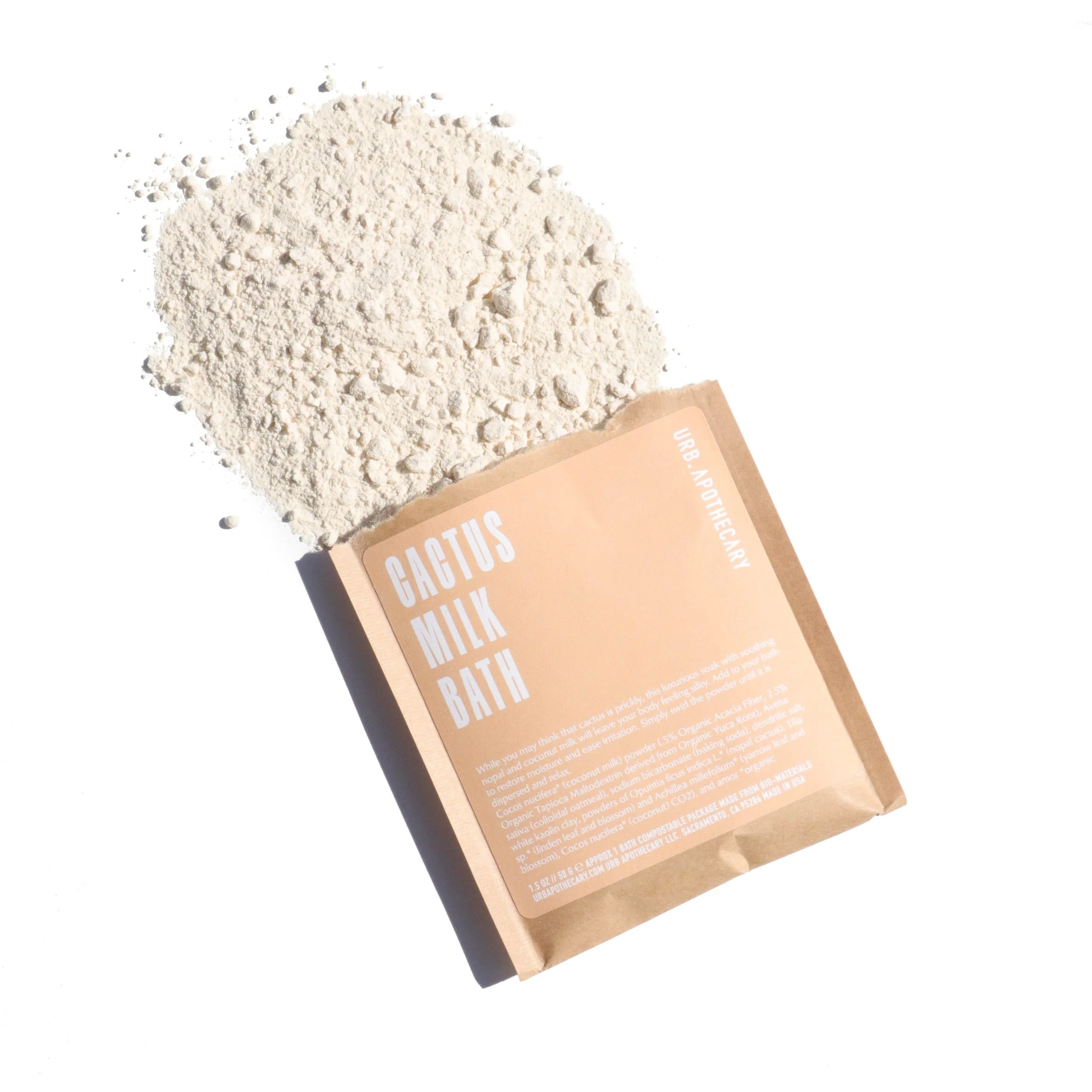 URB apothecary cactus milk organic bath soak