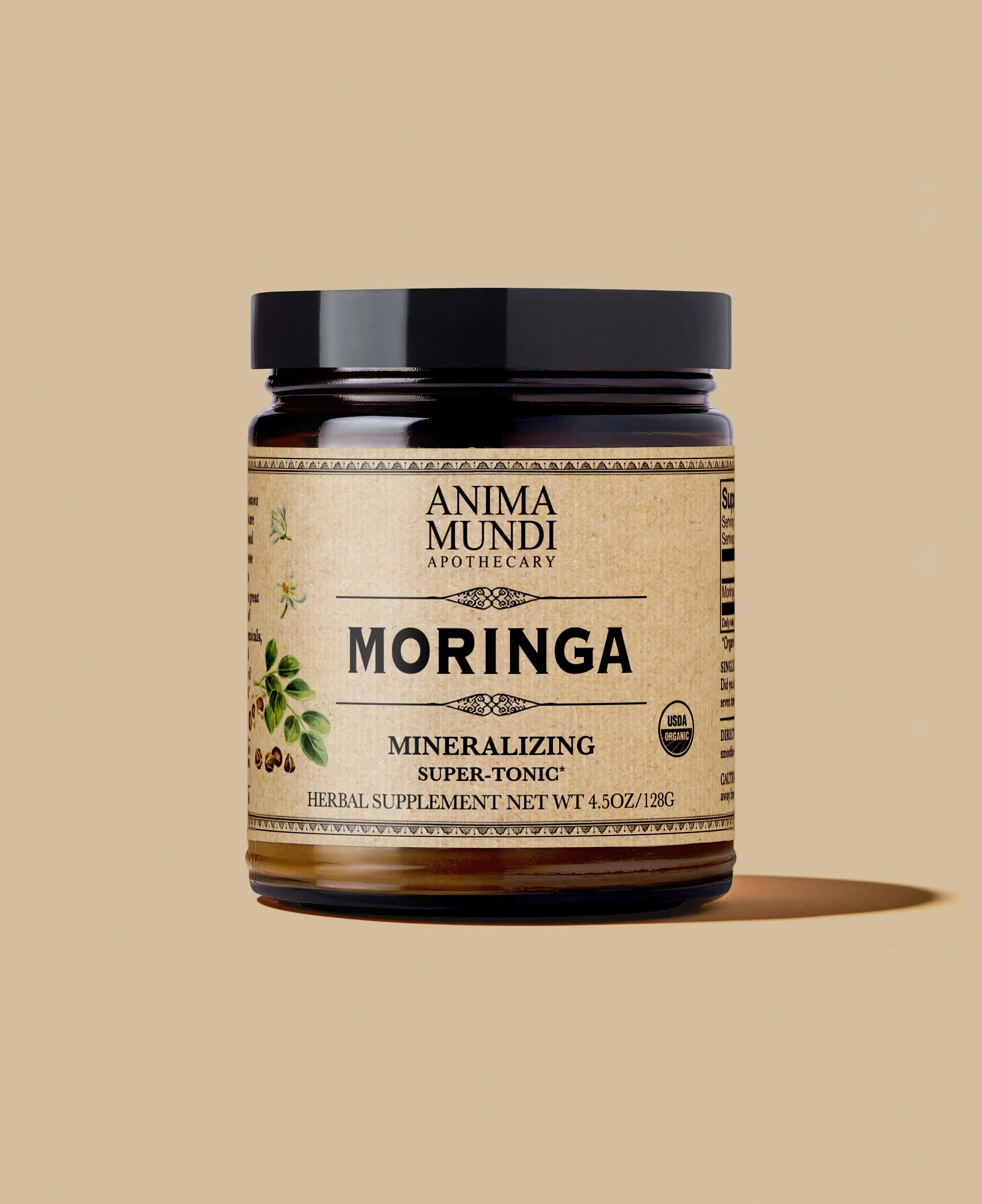 MORINGA | Organic Powder, Mineralizing Super-Tonic
