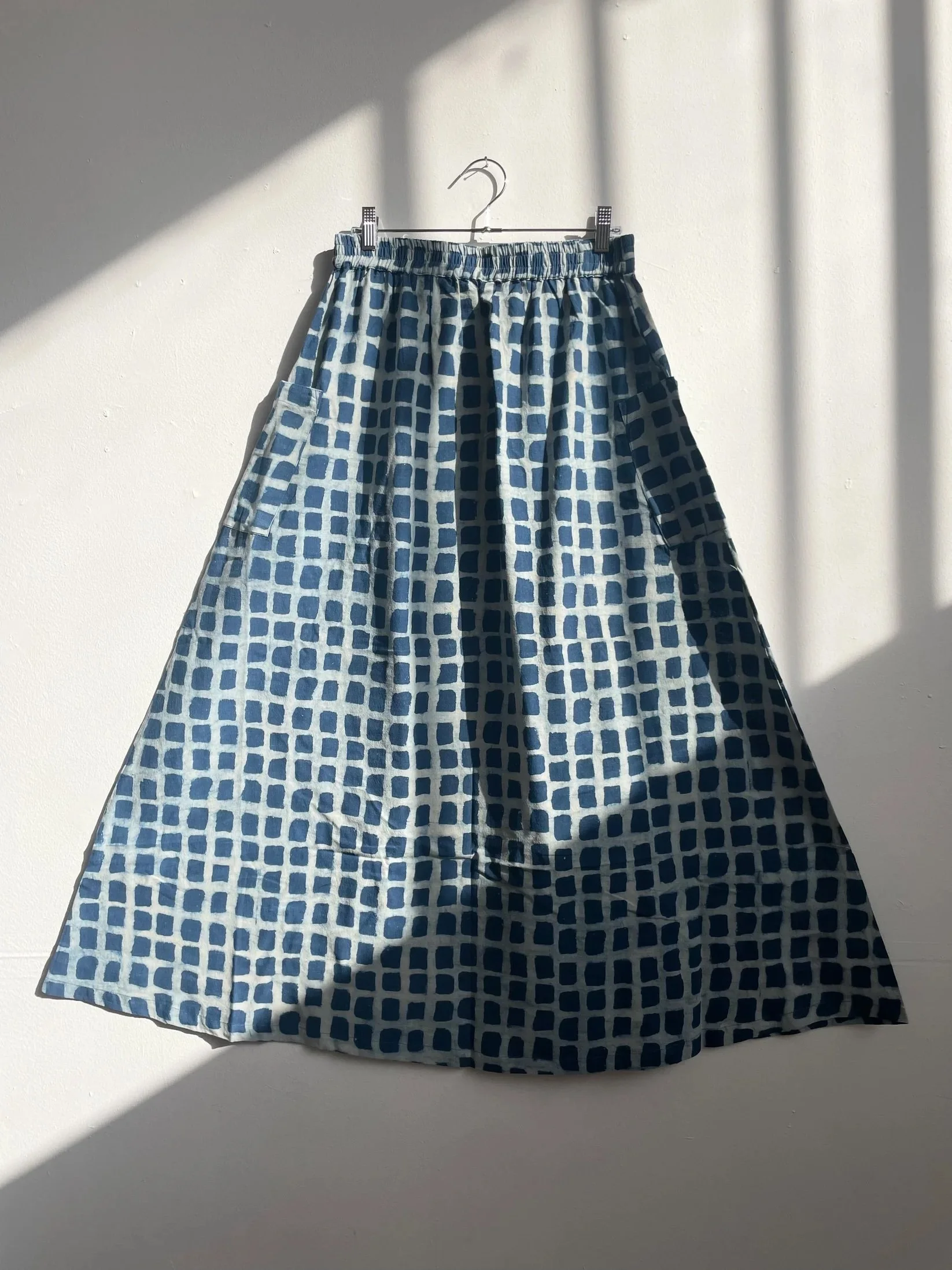 Tilda Indigo Big Square Skirt