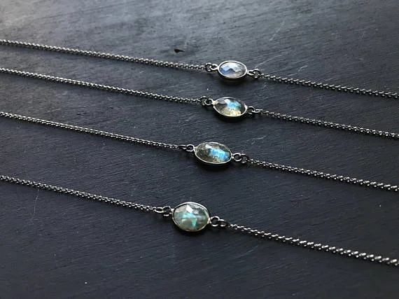 Iron Oxide Designs Mini Labradorite Choker