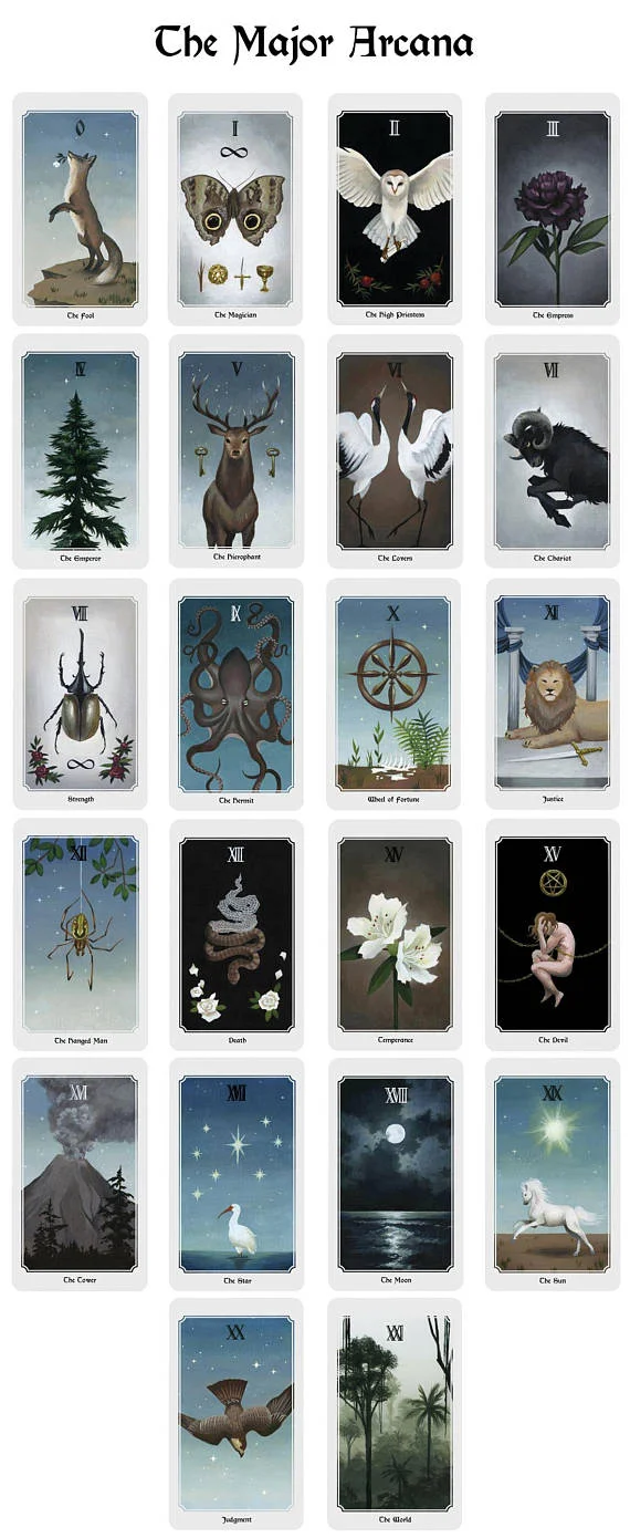 The Creeping Moon "The Anima Mundi" Tarot Deck