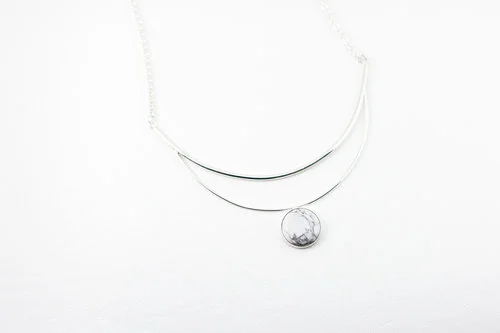 Cosmic Twin Lunar Necklace