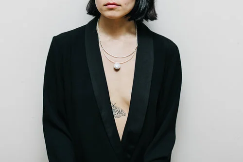 Cosmic Twin Lunar Necklace