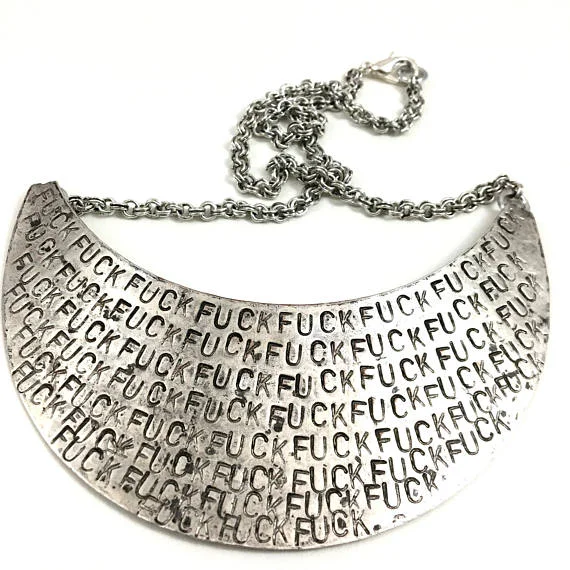 Squirrel Vs. Coyote Fuck Necklace
