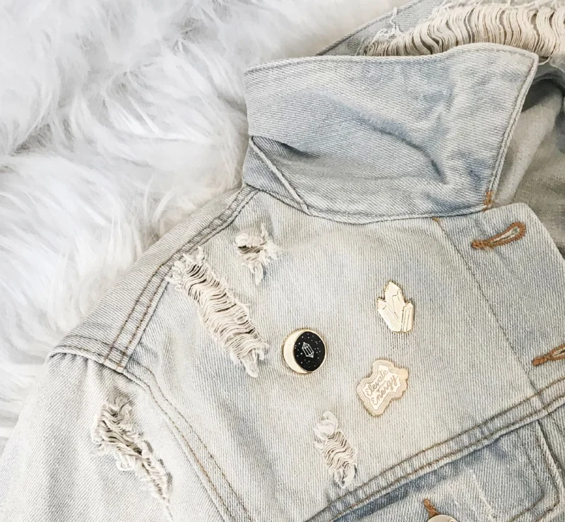 JaxKelly Crystal Enamel Pin