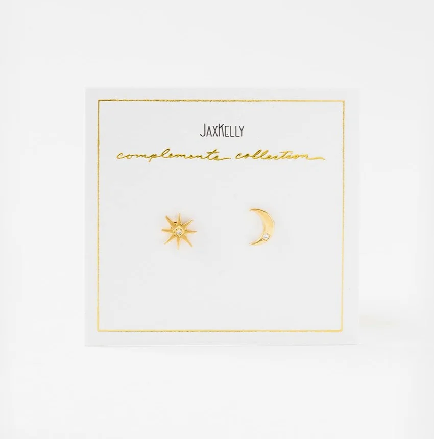 JaxKelly Sun & Moon Earrings