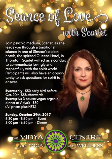 *If joining for dinner and séance together please arrive by 5pm to enjoy your meal before the event begins. 